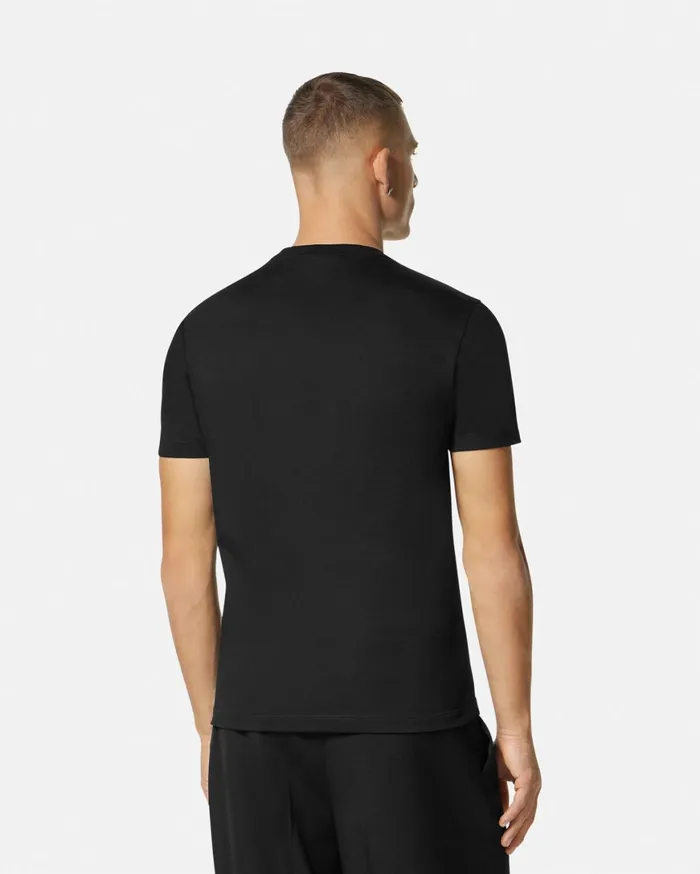 TShirts and Polos Men Versace Medusa Cartouche TShirt Black
