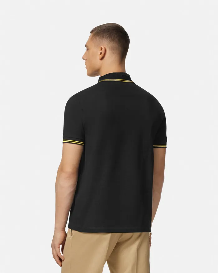 TShirts and Polos Men Versace Medusa Polo Shirt Black