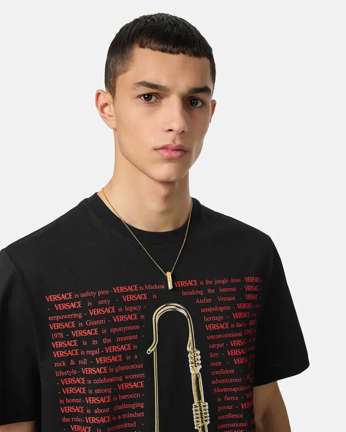 TShirts and Polos Men Versace TShirt Blackprint