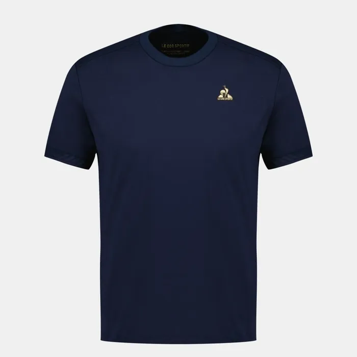 Tshirts And Tops Men Le Coq Sportif Coq D039or TShirt En Interlock 240g Coton Dark Velvet