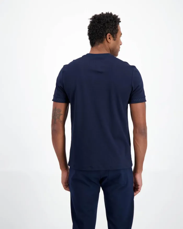Tshirts And Tops Men Le Coq Sportif Coq D039or TShirt En Interlock 240g Coton Dark Velvet
