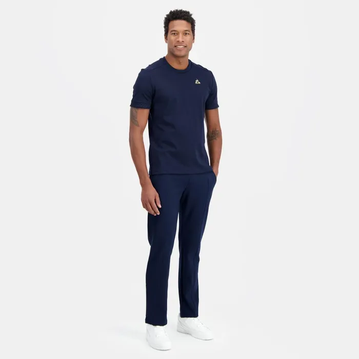 Tshirts And Tops Men Le Coq Sportif Coq D039or TShirt En Interlock 240g Coton Dark Velvet