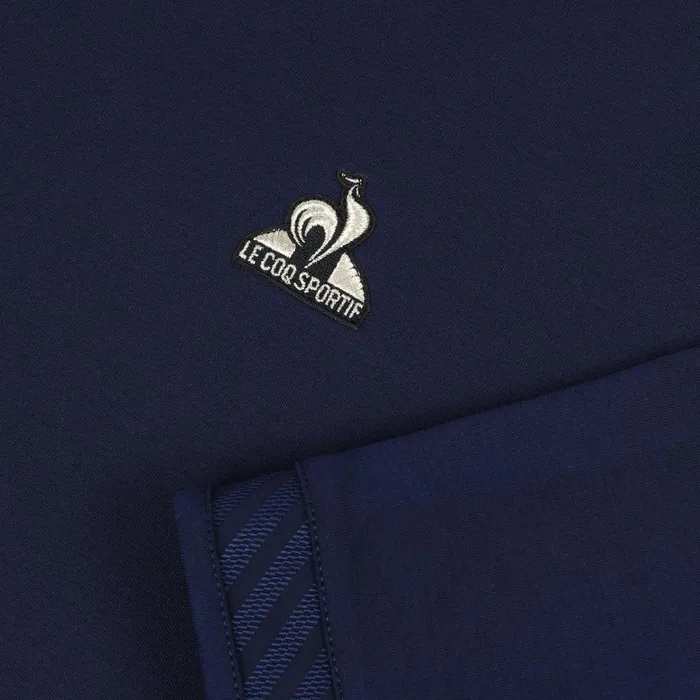 Tshirts And Tops Men Le Coq Sportif Coq D039or TShirt En Interlock 240g Coton Dark Velvet