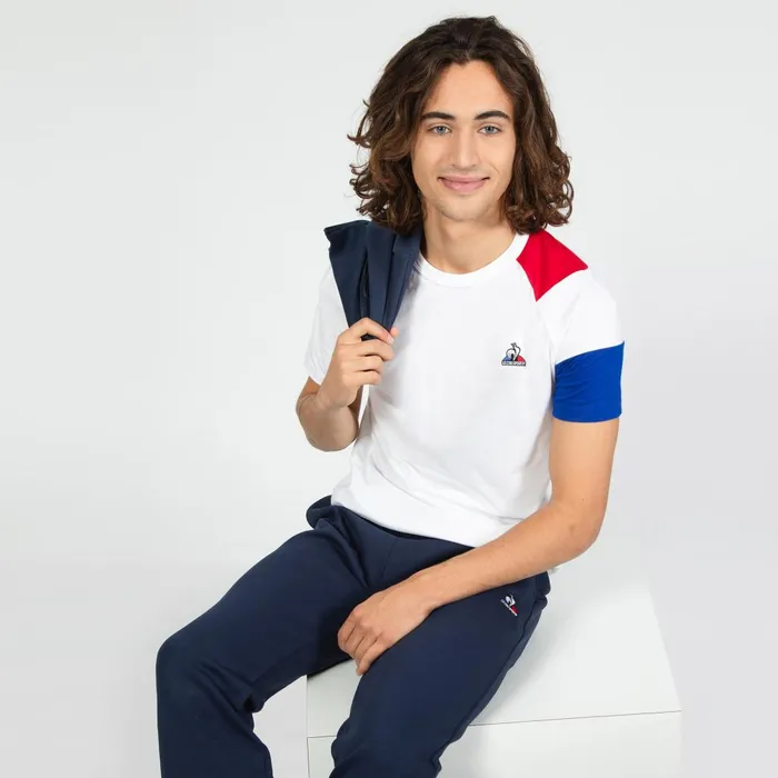 Tshirts And Tops Men Le Coq Sportif Essentiels TShirt Nowbelectrorouge Electro