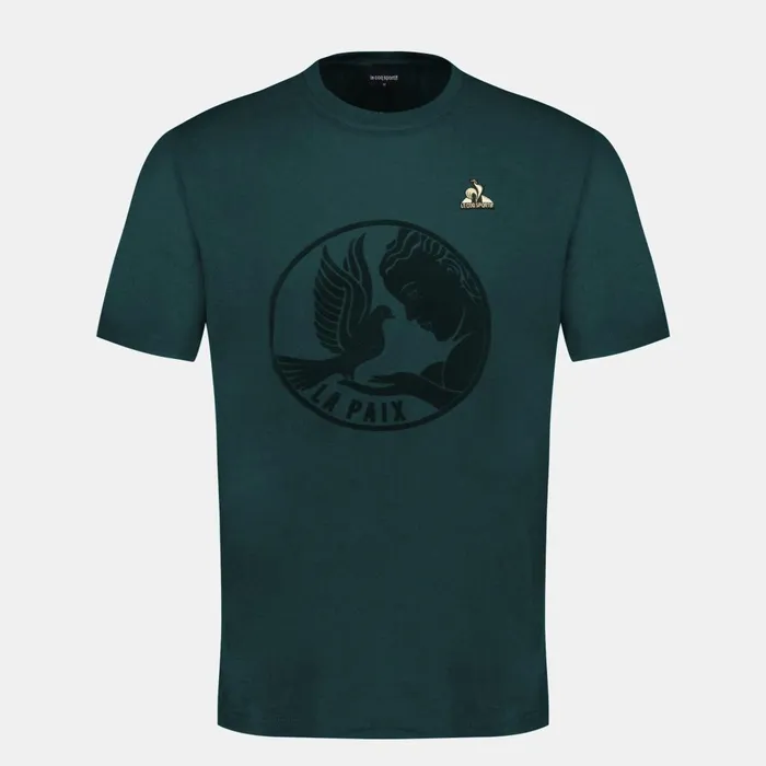 Tshirts And Tops Men Le Coq Sportif Tshirt Motif La Paix Homme Scarab