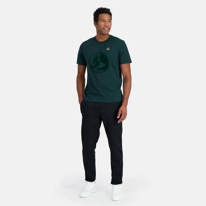 Tshirts And Tops Men Le Coq Sportif Tshirt Motif La Paix Homme Scarab