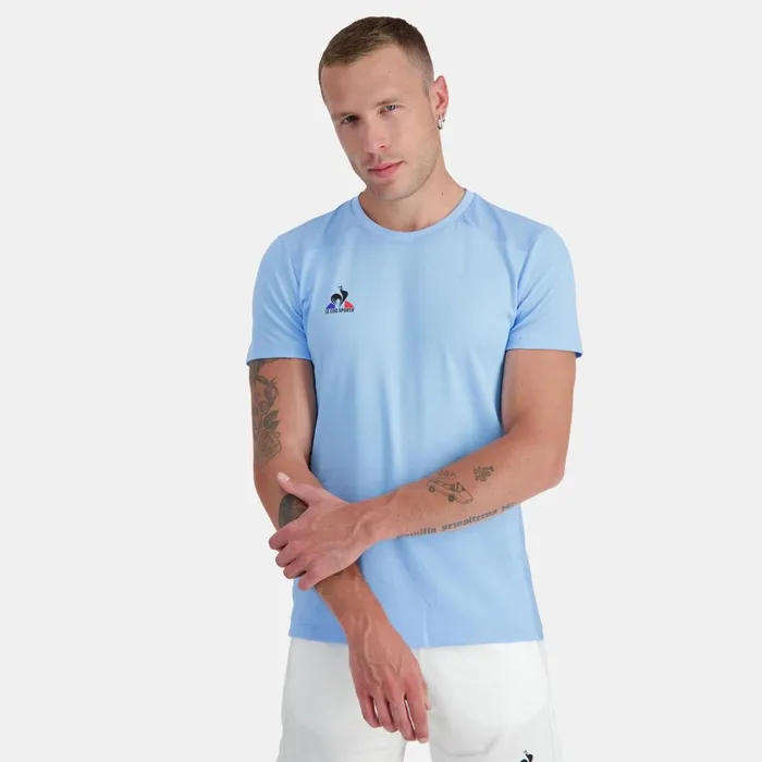 Tshirts And Tops Men Le Coq Sportif Tennis TShirt Fly Blue