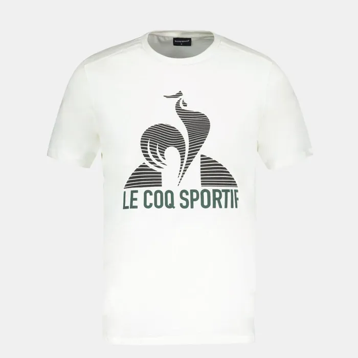 Tshirts And Tops Men Le Coq Sportif Tennis TShirt Marshmallowscarabblack