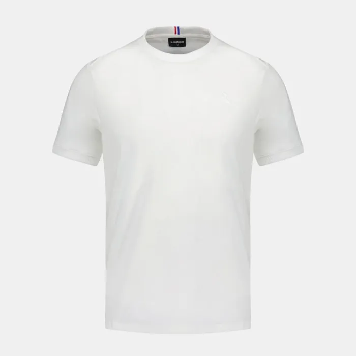 Tshirts And Tops Men Le Coq Sportif Ton Sur Ton TShirt New Optical White