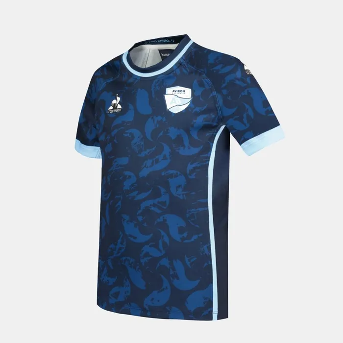 Tshirts Kids Le Coq Sportif Aviron Bayonnais 8211 Match Outfit TShirt Kids Blue Navy