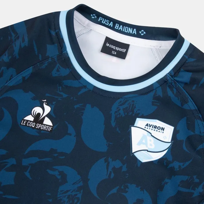 Tshirts Kids Le Coq Sportif Aviron Bayonnais 8211 Match Outfit TShirt Kids Blue Navy