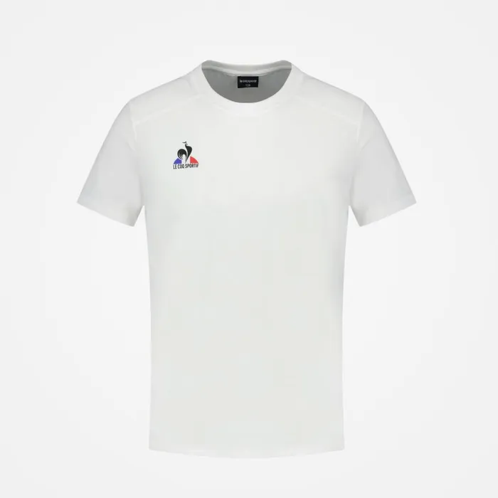 Tshirts Kids Le Coq Sportif Tennis TShirt Kids New Optical White