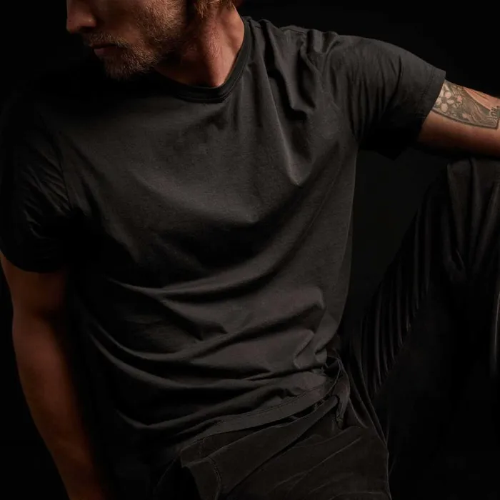 TShirts Men James Perse 3 Pack Luxe Lotus Jersey Tee Blackwhitecarbon