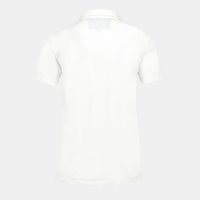Tshirts Polos Shirts And Tops Women Le Coq Sportif Coq D039Or Polo Shirt En Interlock 240g Coton Marshmallow