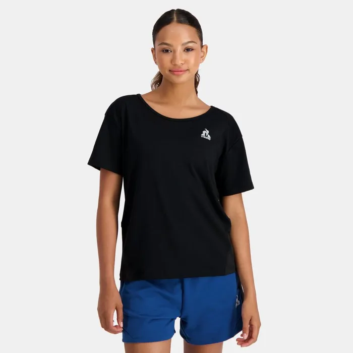 Tshirts Polos Shirts And Tops Women Le Coq Sportif Training Performance TShirt Black