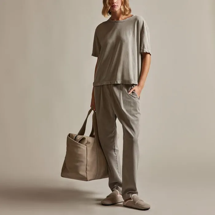 TShirts Women James Perse Oversized Boxy Tee Dapple Pigment