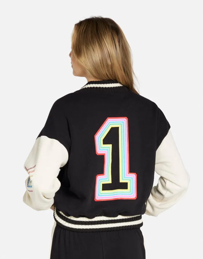 Taissa 1 Love Rainbow Lip Blackbone Women039s Lauren Moshi Jackets