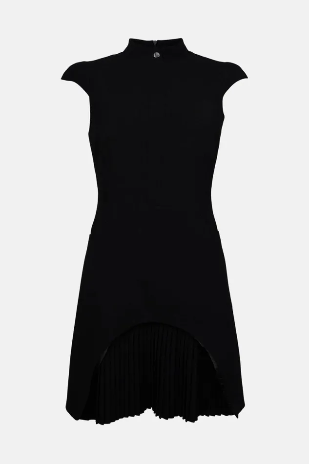 Tall Military Tailored Mini Dress Black Women Karen Millen Dresses
