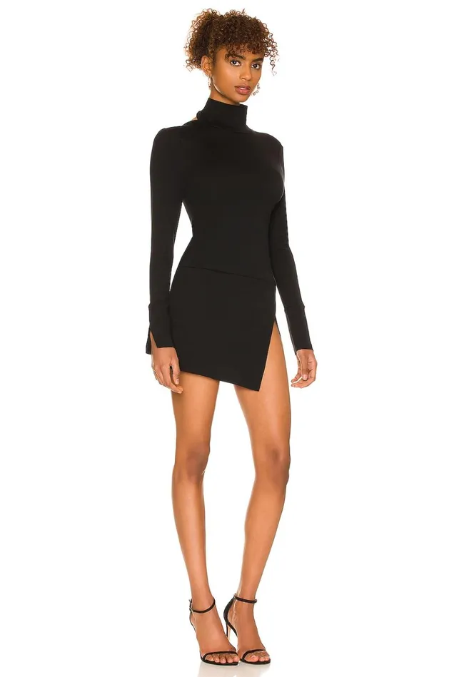 Tati Turtleneck Dress Black Women Lovers Friends Dresses