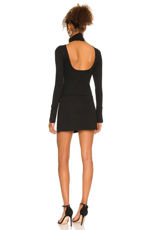 Tati Turtleneck Dress Black Women Lovers Friends Dresses