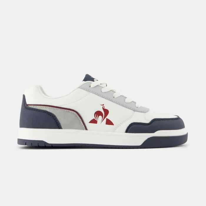 Teenager Kids Le Coq Sportif Chaussures Ado Shoes LCS COURT BREAKER GS Kids Optical White Dark Slate