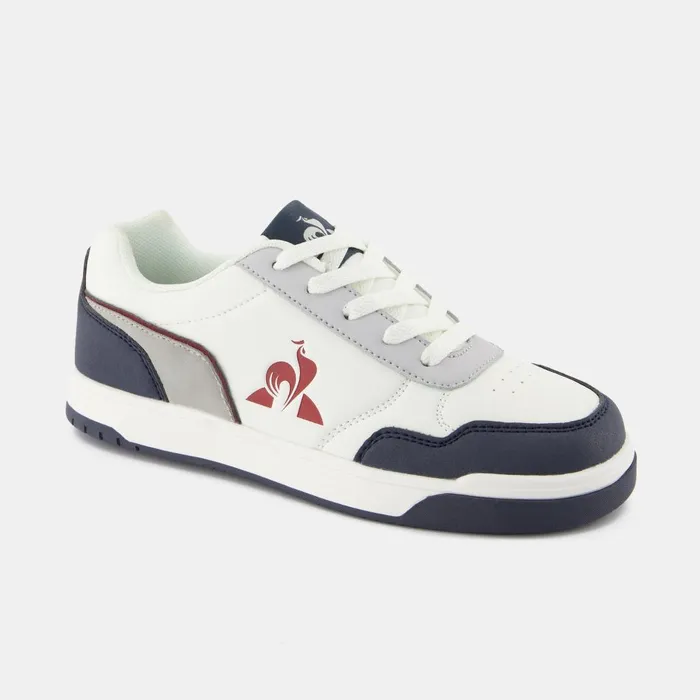 Teenager Kids Le Coq Sportif Chaussures Ado Shoes LCS COURT BREAKER GS Kids Optical White Dark Slate