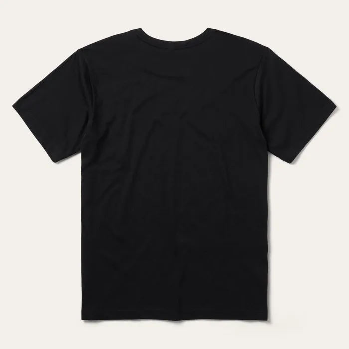 Tees Men Stetson Bronco Rider Graphic Tee Black