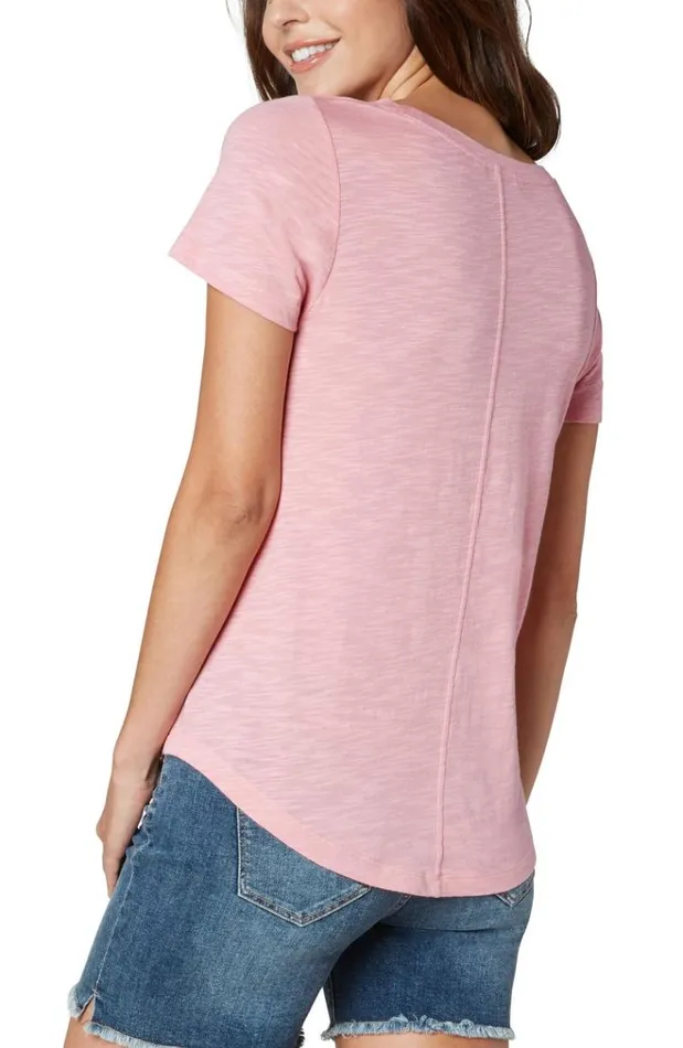 Tees Women Liverpool Los Angeles Scoop Neck Short Sleeve Tee Blush