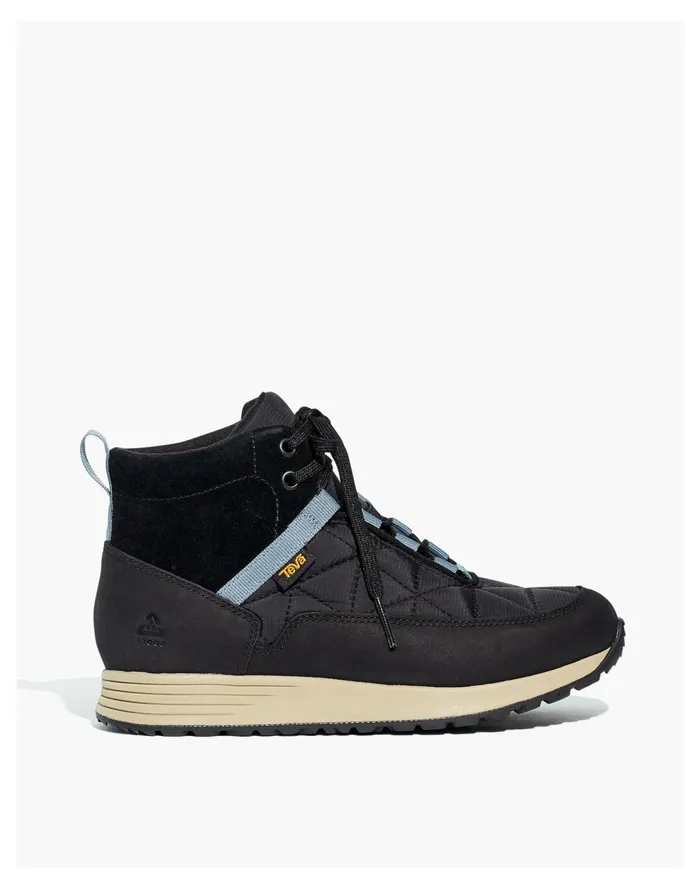 Teva Recycled Nylon ReEMBER Commute Waterproof Boots Black Women Madewell Boots