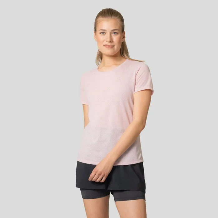 The Active 365 Linencool Tshirt Pale Mauve Melange Women Odlo TShirts and Polos