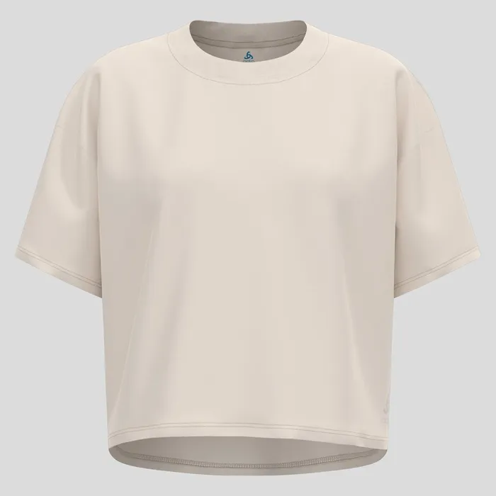 The Active 365 Natural Blend Tshirt Silver Cloud Melange Women Odlo Training