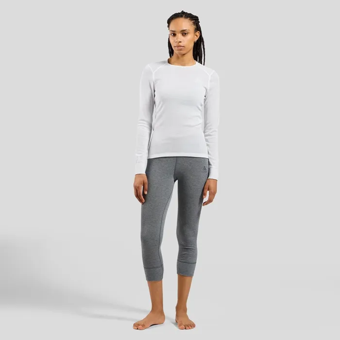 The Active Warm Base Layer Top White Women Odlo Base Layers