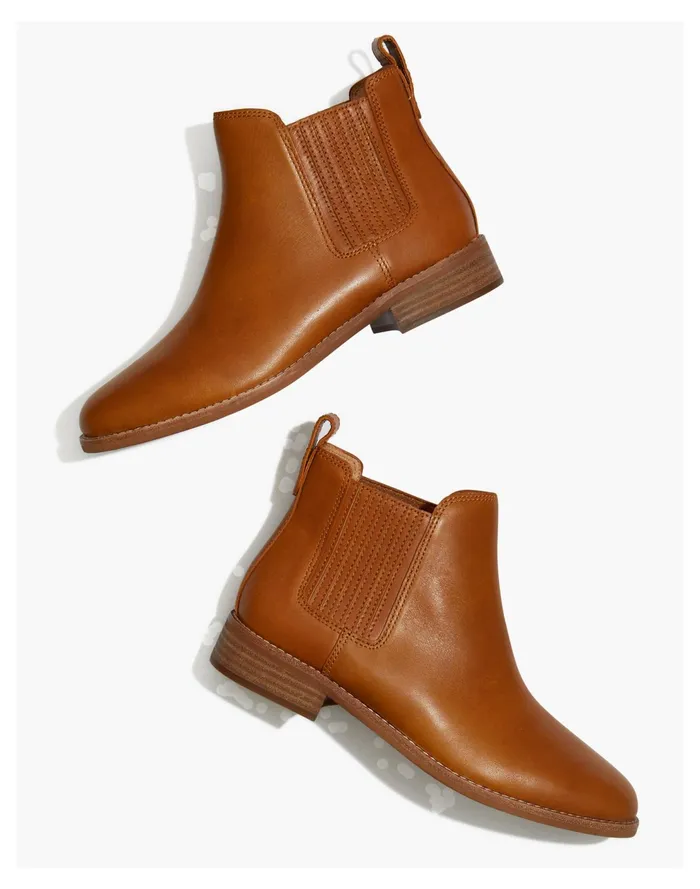 The Ainsley Chelsea Boot English Saddle Women Madewell Boots
