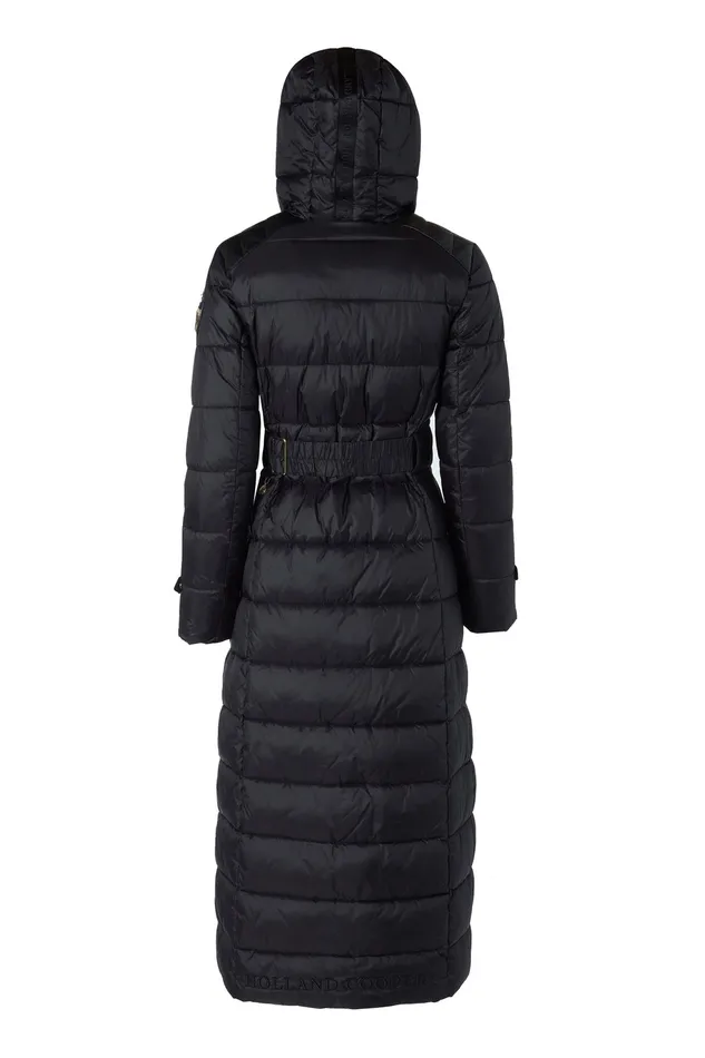 The Arosa Longline Coat Black Women Holland Cooper Coats