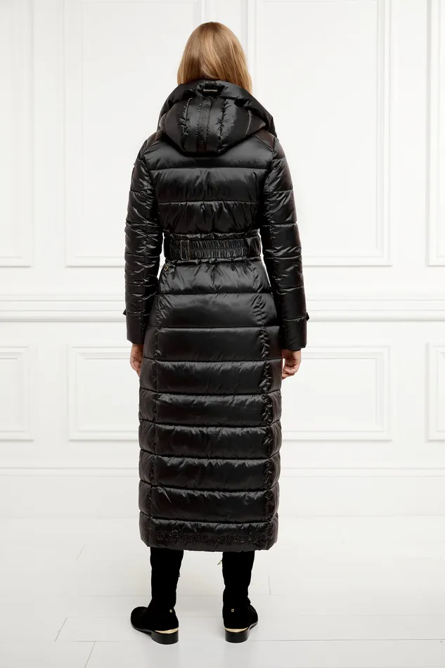 The Arosa Longline Coat Black Women Holland Cooper Coats