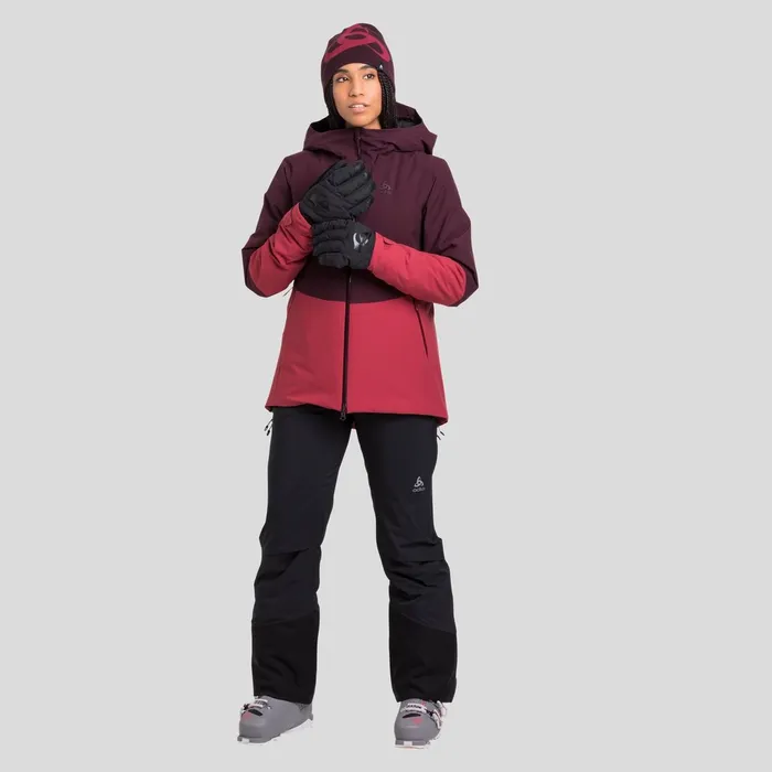 The Bluebird SThermic Ski Jacket Winetasting 8211 Deep Claret Women Odlo Jackets and Vests The Bluebird SThermic Ski Jacket Winetasting 8211 Deep Claret Women Odlo Jackets and Vests
