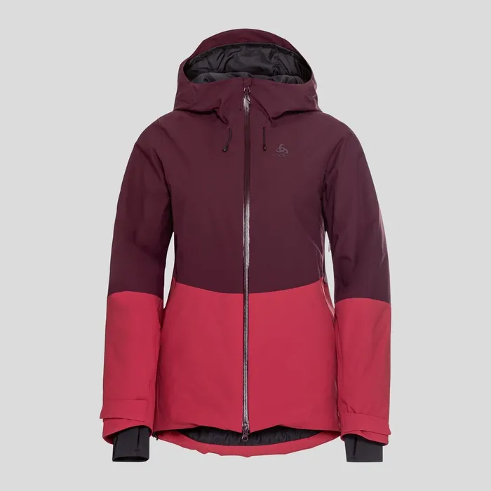 The Bluebird SThermic Ski Jacket Winetasting 8211 Deep Claret Women Odlo Jackets and Vests The Bluebird SThermic Ski Jacket Winetasting 8211 Deep Claret Women Odlo Jackets and Vests