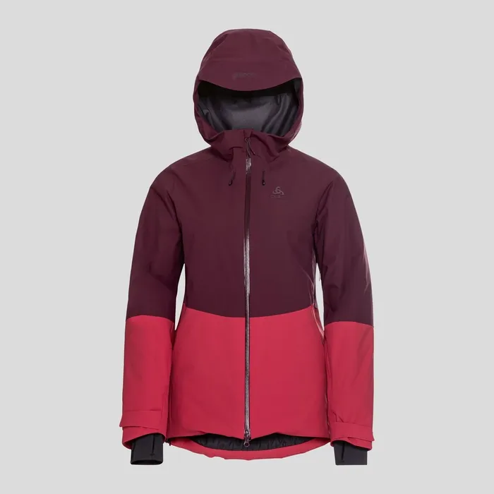 The Bluebird SThermic Ski Jacket Winetasting 8211 Deep Claret Women Odlo Jackets and Vests The Bluebird SThermic Ski Jacket Winetasting 8211 Deep Claret Women Odlo Jackets and Vests