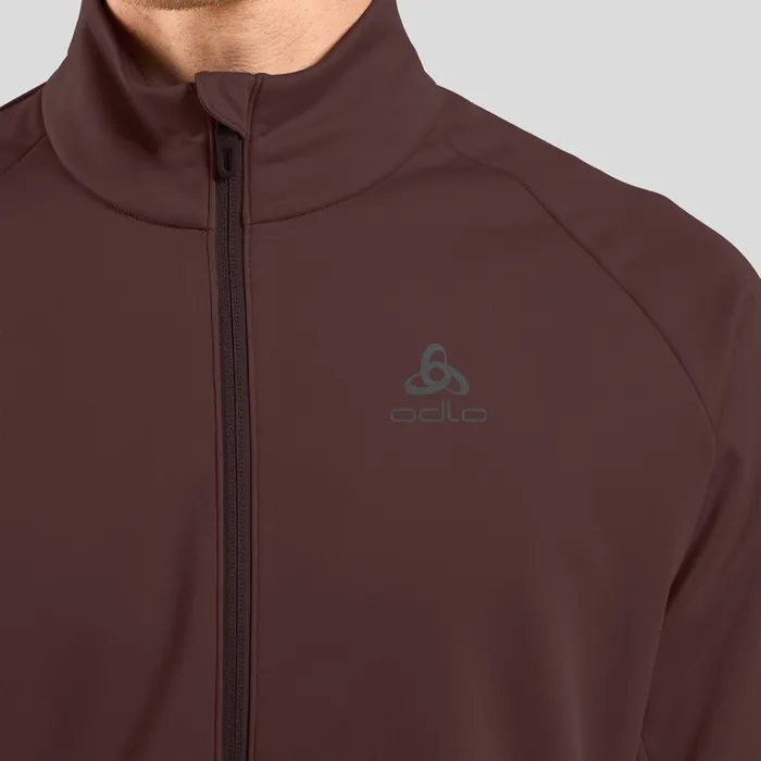 The Brensholmen Crosscountry Jacket Fudge Men Odlo Jackets and Vests