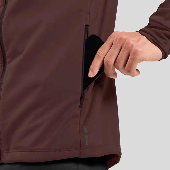 The Brensholmen Crosscountry Jacket Fudge Men Odlo Jackets and Vests