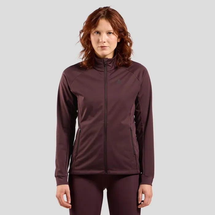 The Brensholmen Crosscountry Jacket Fudge Women Odlo Jackets and Vests