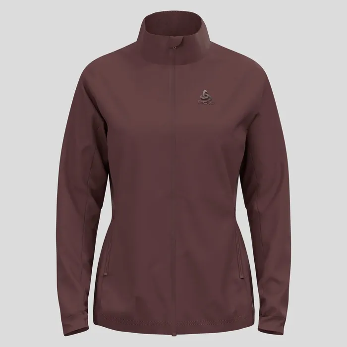 The Brensholmen Crosscountry Jacket Fudge Women Odlo Jackets and Vests