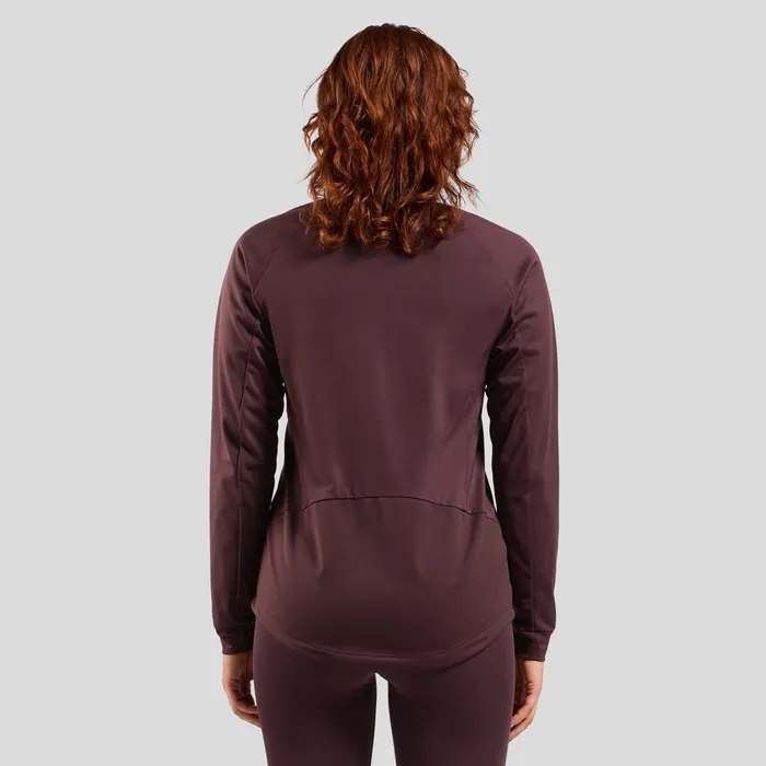 The Brensholmen Crosscountry Jacket Fudge Women Odlo Jackets and Vests