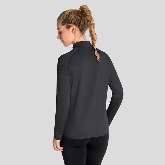 The Carve Light Halfzip Mid Layer Black Women Odlo Mid Layers and Longsleeves The Carve Light Halfzip Mid Layer Black Women Odlo Mid Layers and Longsleeves