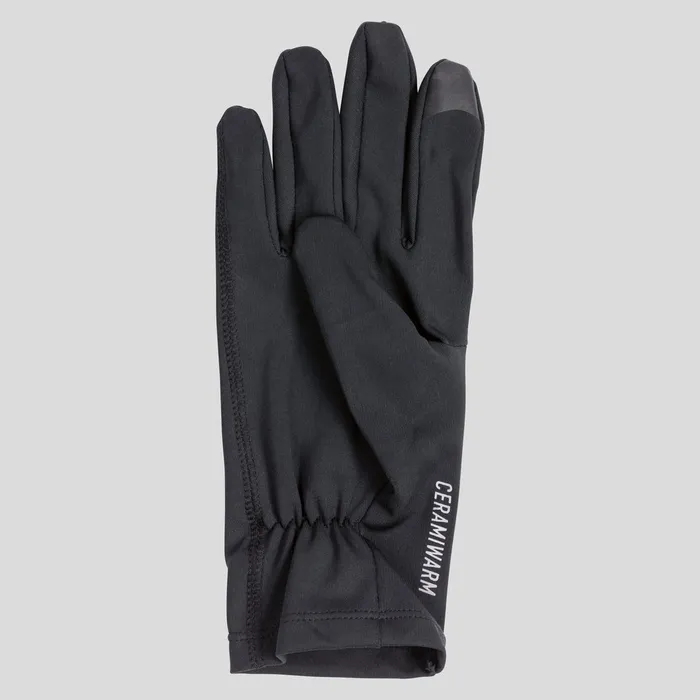 The Ceramiwarm Light Gloves Black WomenMen Odlo Headwear and Gloves The Ceramiwarm Light Gloves Black WomenMen Odlo Headwear and Gloves