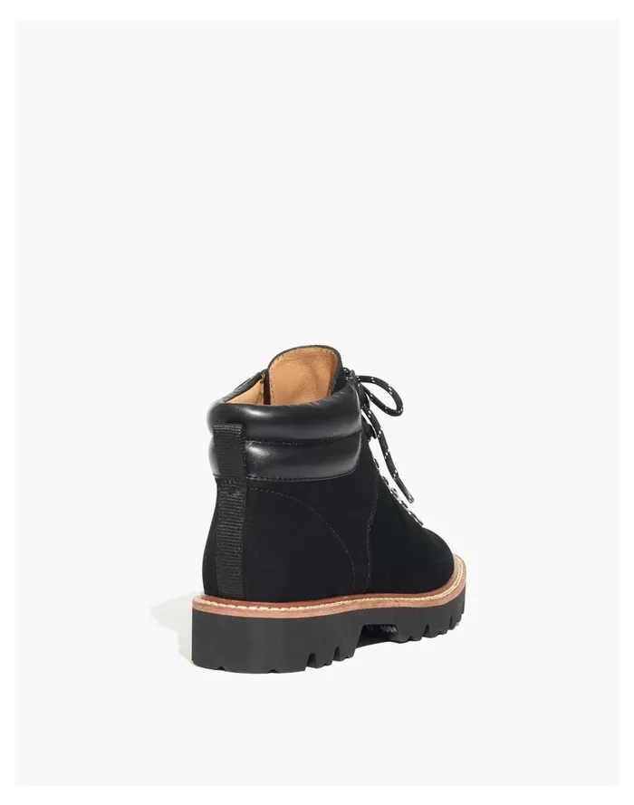 The Citywalk Lugsole Hiker Boot In Leather True Black Women Madewell Boots The Citywalk Lugsole Hiker Boot In Leather True Black Women Madewell Boots