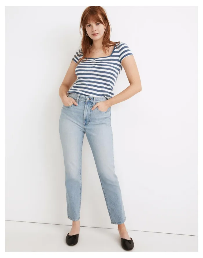 The Curvy Perfect Vintage Jean In Fiore Wash Fiore Wash Women Madewell Jeans