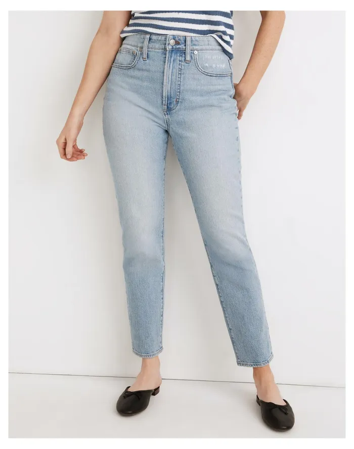 The Curvy Perfect Vintage Jean In Fiore Wash Fiore Wash Women Madewell Jeans