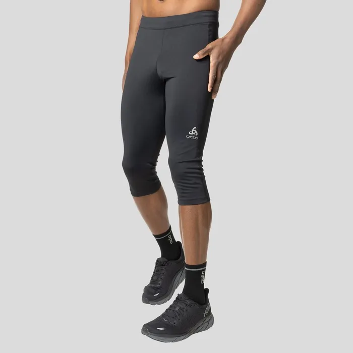 The Essentials 34 Running Tights Black Men Odlo Pants and Tights