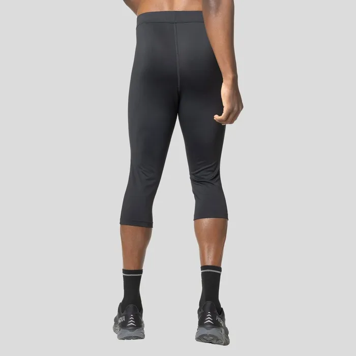 The Essentials 34 Running Tights Black Men Odlo Pants and Tights